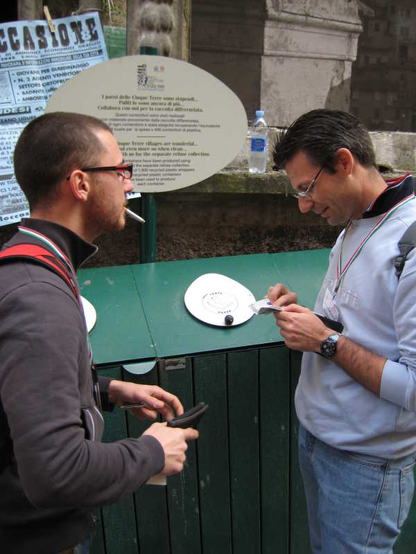 dynadart and Ravestorm tracking in Riomaggiore